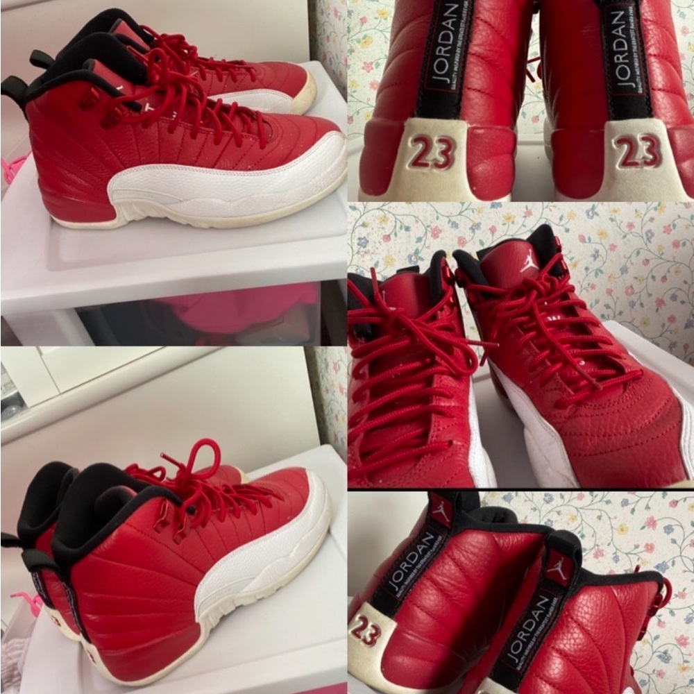 Jordan gym red 12 kids 6.5 used